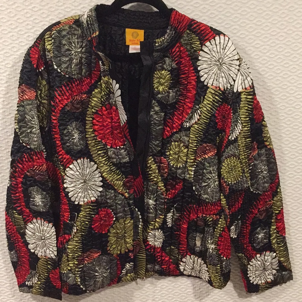 Ruby Rd. Quilted Puffy Jacket 2x - image 2